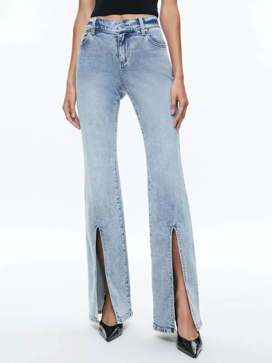 Winslow Slim Slit Jeans In Harlow Vintage Blue | Shop Simon