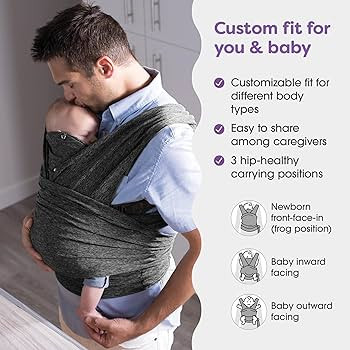 Boppy ComfyFit Adjustable Baby Carrier, 8-35lbs, Heathered Gray, Hybrid Carrier, Newborn to Toddl... | Amazon (US)