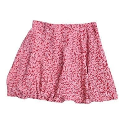 American Eagle Red Floral Mini Skirt Lining Beach Boho Size Small NWOT Preppy | eBay US