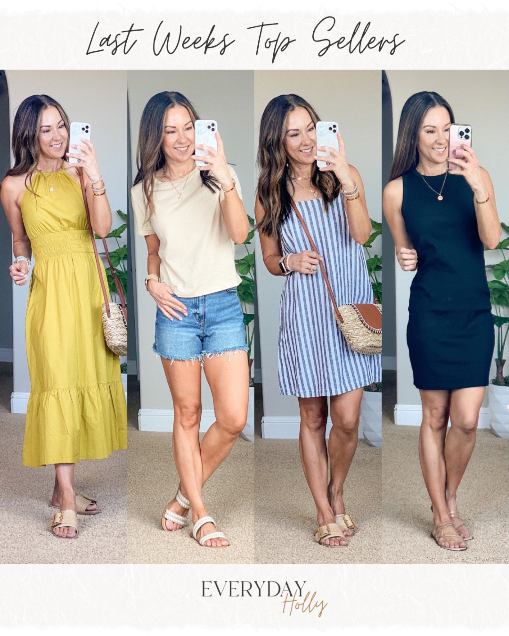 💥SALE‼️ Save 20% on these Target 🎯 Dresses and sandals! All size XS..  sandals all TTS. 
Denim shorts size 0, crop tee small, bag and all sandals are from Target  

Summer style | a
Summer outfit | summer dresses | summer shorts | casual. Summer style  

#LTKsalealert #LTKunder50 #LTKstyletip