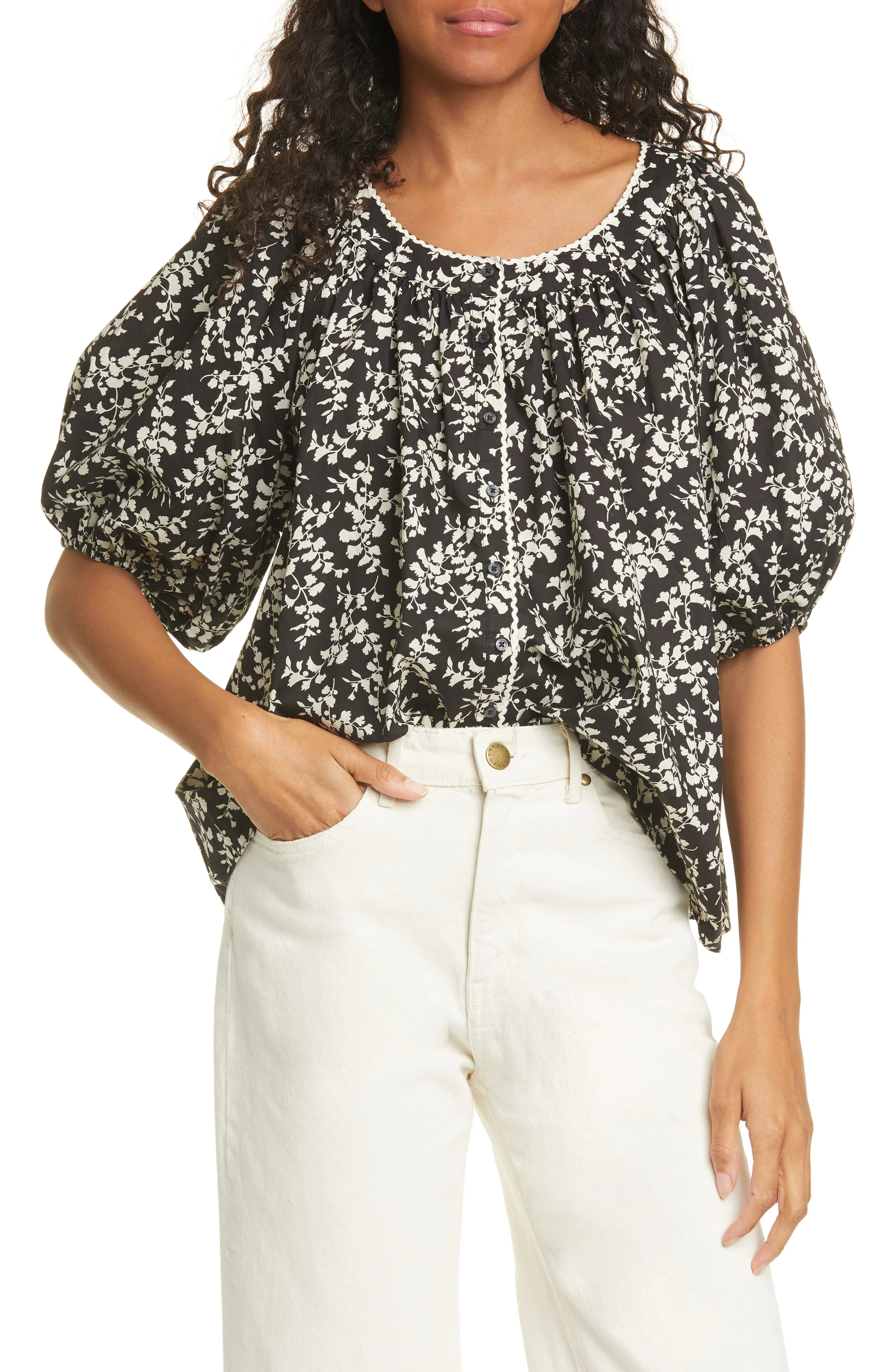 The Folk Floral Print Top | Nordstrom