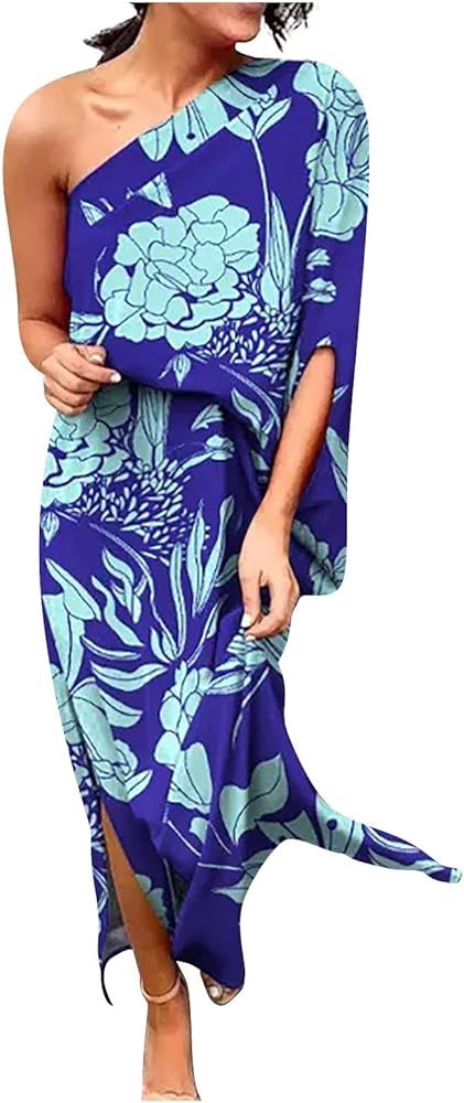 COTECRAM Summer Dresses for Women 2024 Vacation Trendy Floral Swing Casual Party Sundresses Beach... | Amazon (US)