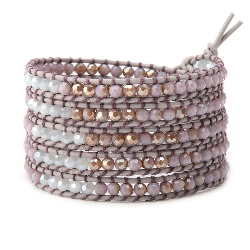 Purple & Pink Tone crystals on Purple | Victoria Emerson