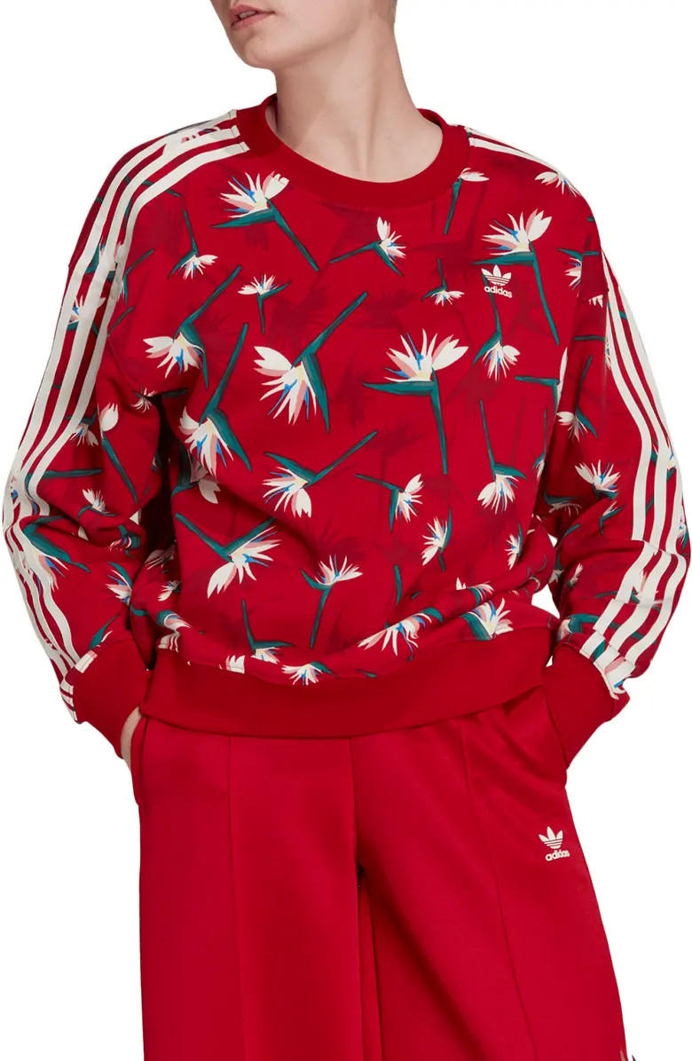 adidas Originals x Thebe Magugu Crewneck Sweatshirt | Nordstrom | Nordstrom