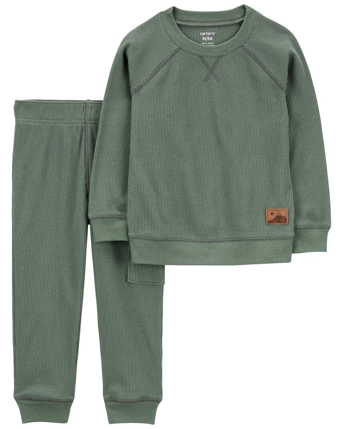 Toddler 2-Piece Thermal Tee & Cargo Pant Set - Carter's | Carter's | Carter's