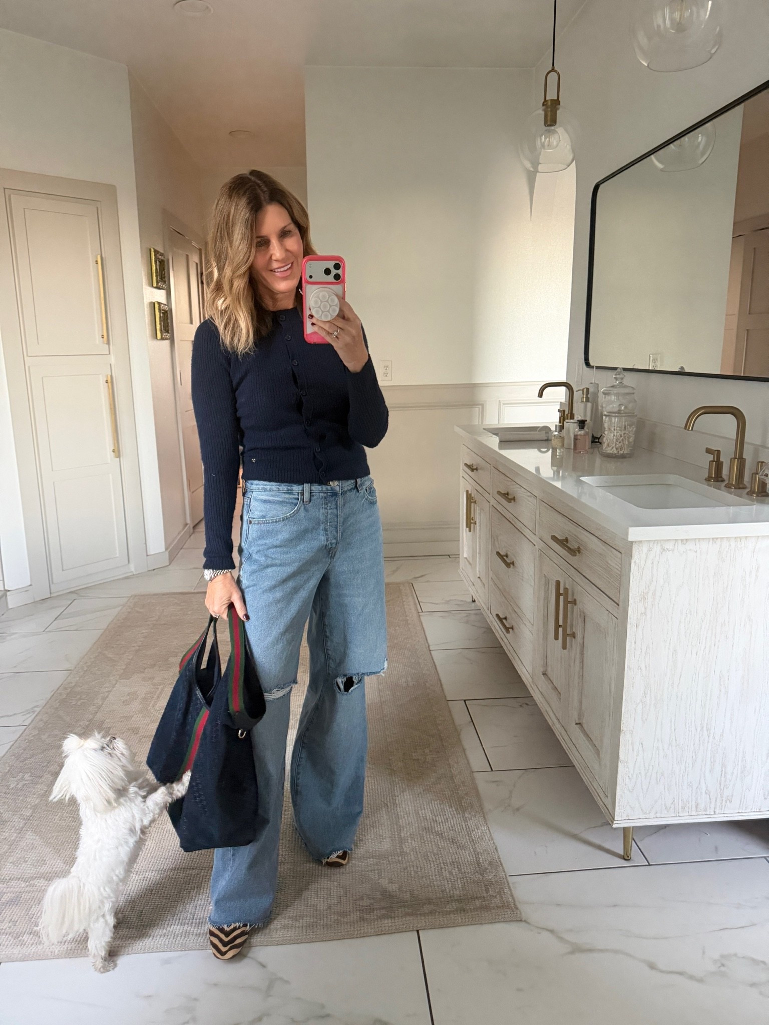 Ootd
I sized down to a 26 in jeans with plenty off room

#LTKOver40 #LTKootd