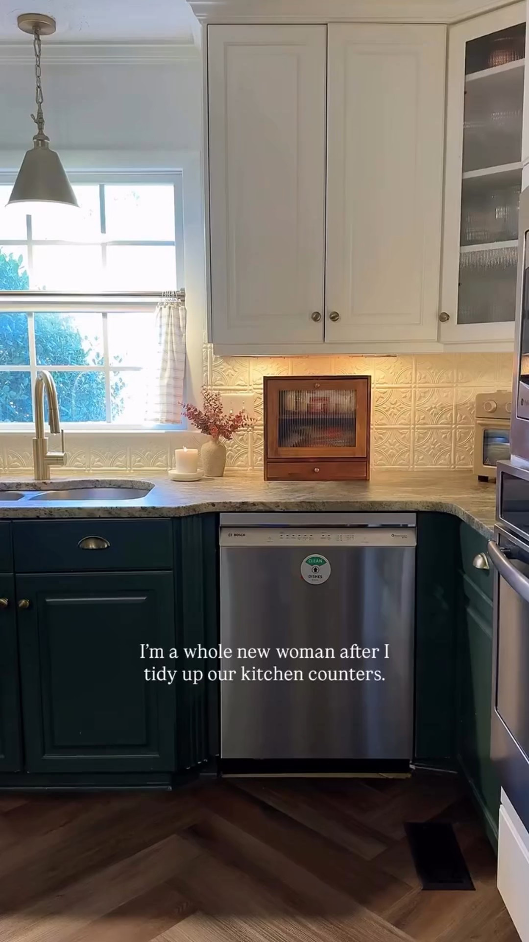 Kitchen organization in the house! 

Bread box, counter space, coffee storage 

#LTKHome