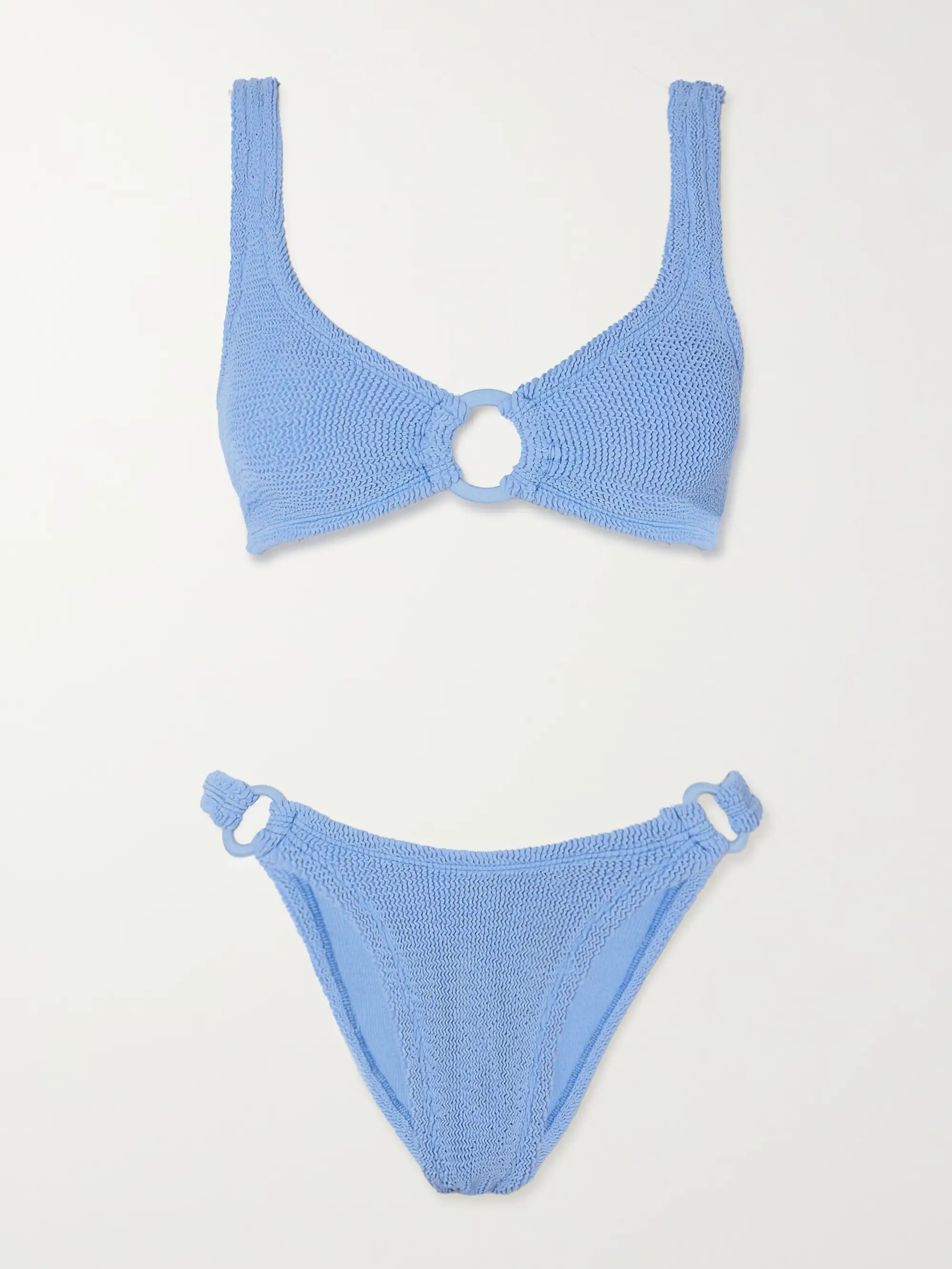 Hallie seersucker bikini | NET-A-PORTER (UK & EU)
