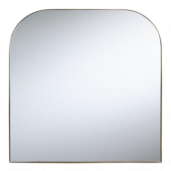 Metal Arched Mira Vanity Mirror | World Market