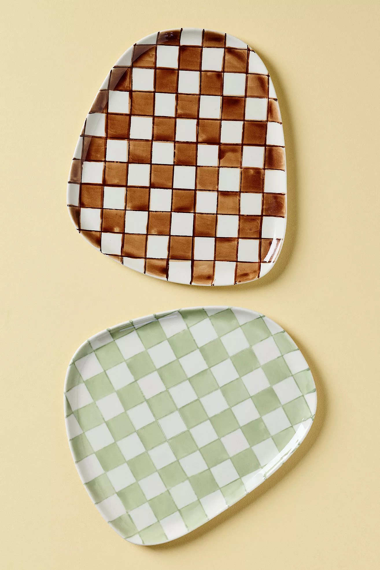 Colored Checkered Trinket Tray | Anthropologie (US)