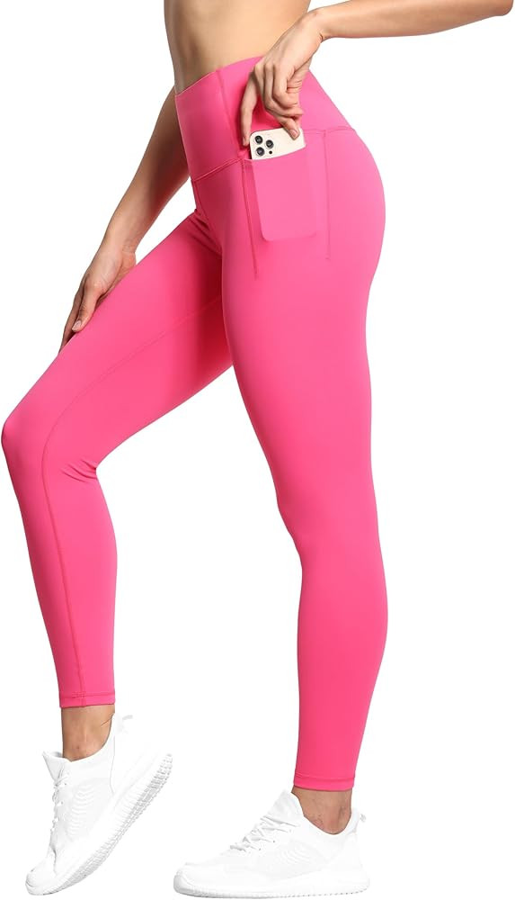 THE GYM PEOPLE Tummy Control Workout Leggings with Pockets High Waist Athletic Yoga Pants for Wom... | Amazon (US)