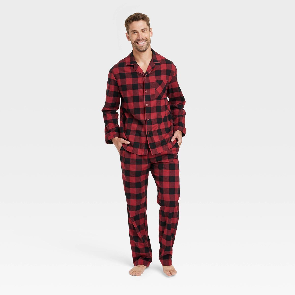 Men's Plaid Flannel Pajama Set 2pc - Goodfellow & Co™ | Target
