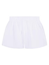 The Short: Linen, White | With Nothing Underneath