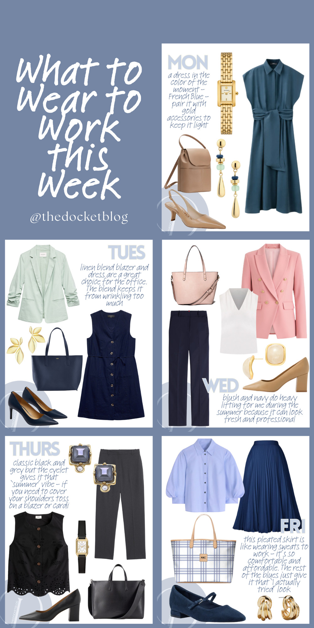 Workwear Outfits for your Work week 

from a working mom that goes into the office every day

#LTKootd #LTKMidsize #LTKWorkwear