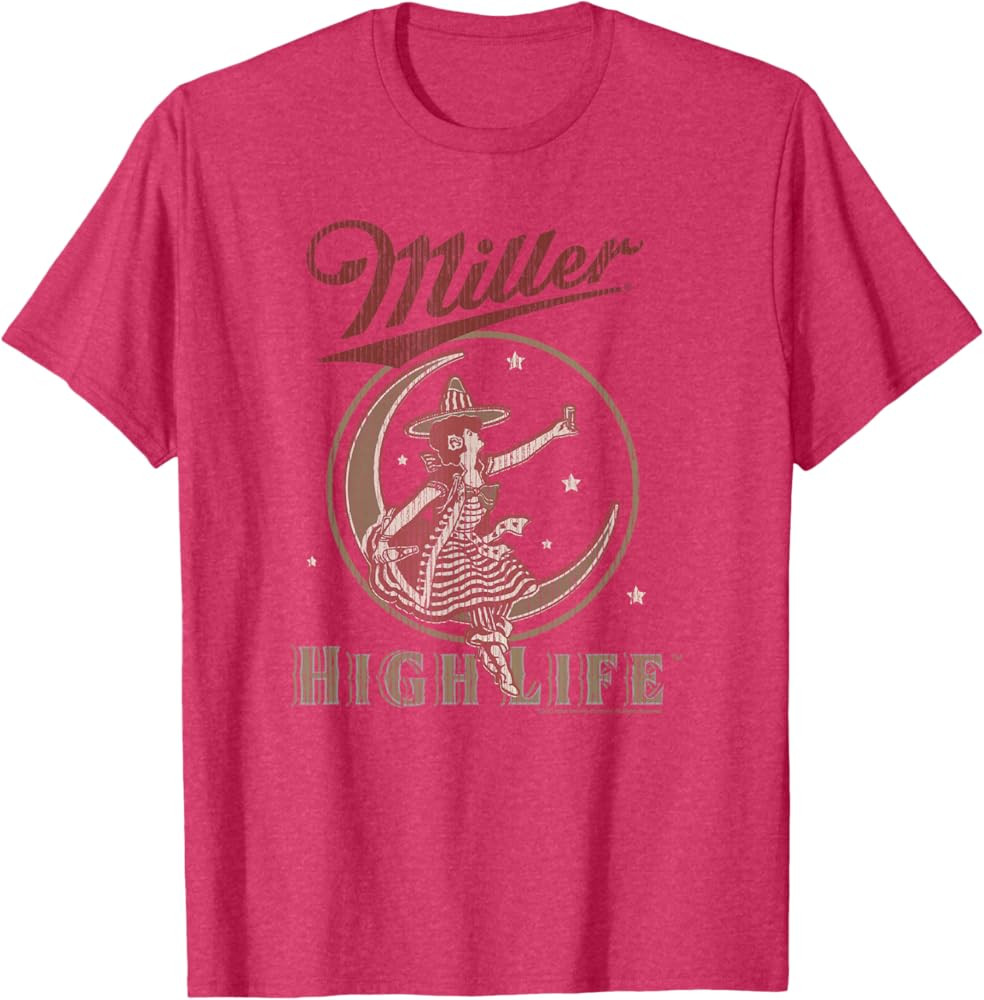 Coors Miller High Life Vintage Moon Logo T-Shirt Small | Amazon (US)