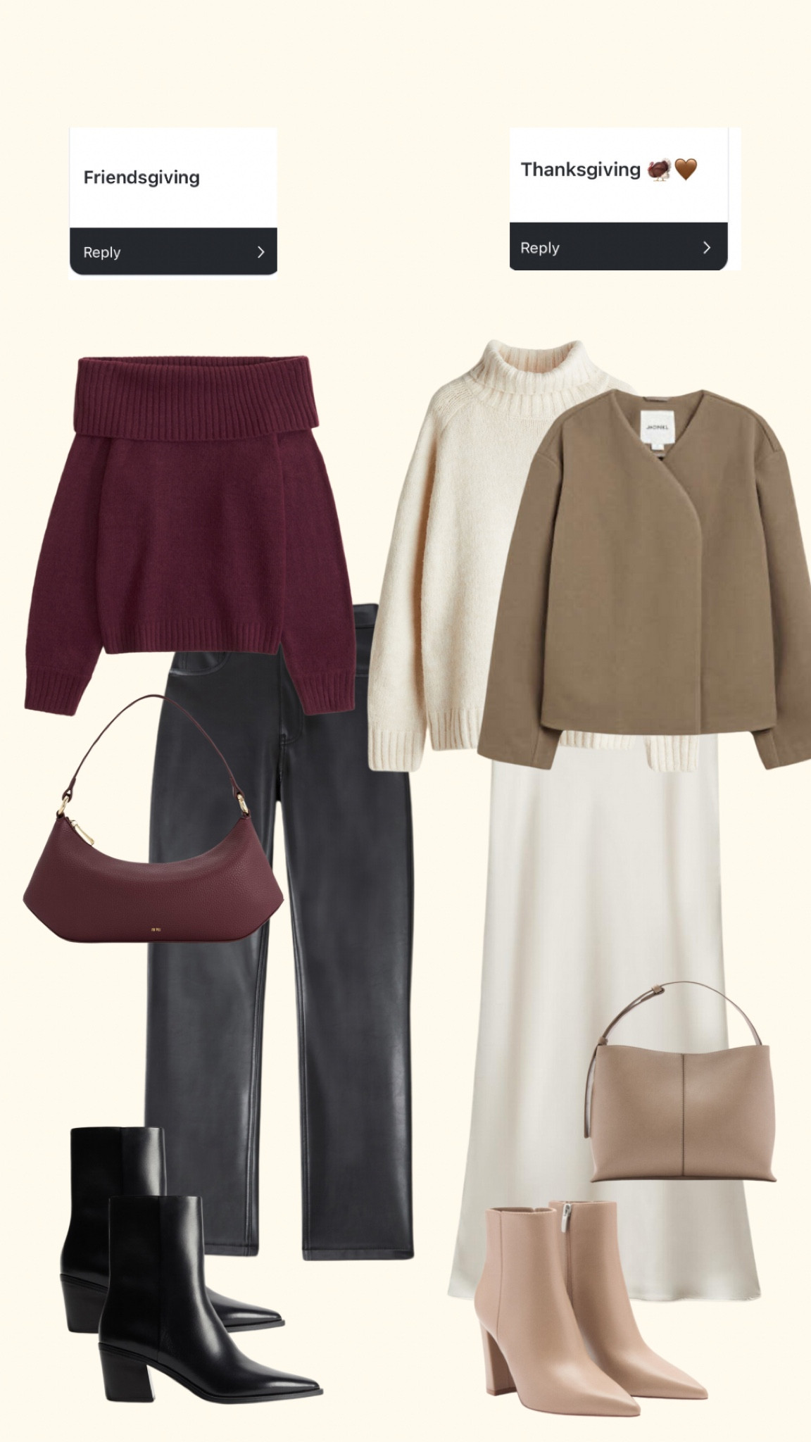 Thanksgiving/ friendsgiving outfit ideas🍗🦃🇺🇸

#LTKpartywear #LTKwinter #LTKstyletip