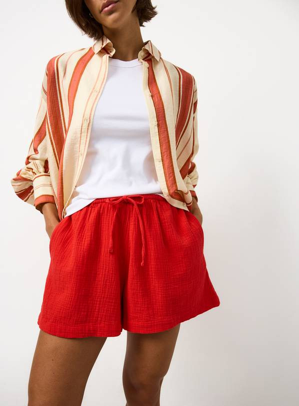 Buy Red Double Cloth Shorts 16 | Loungewear | Tu | Tu Clothing