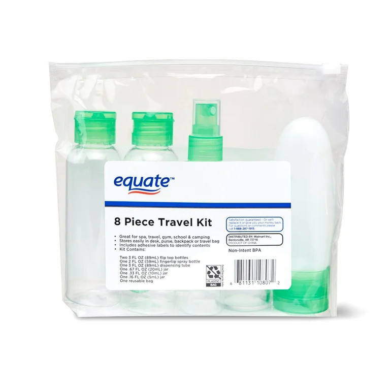 Equate Travel Kit, 8 Piece | Walmart (US)