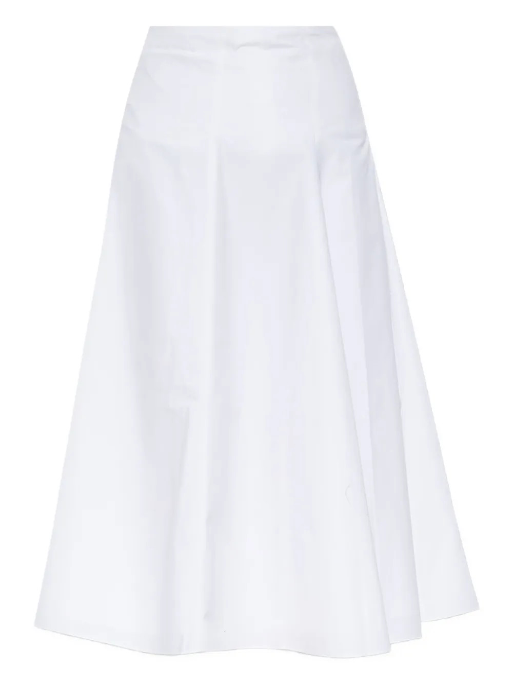 panelled flared midi skirt | Farfetch Global
