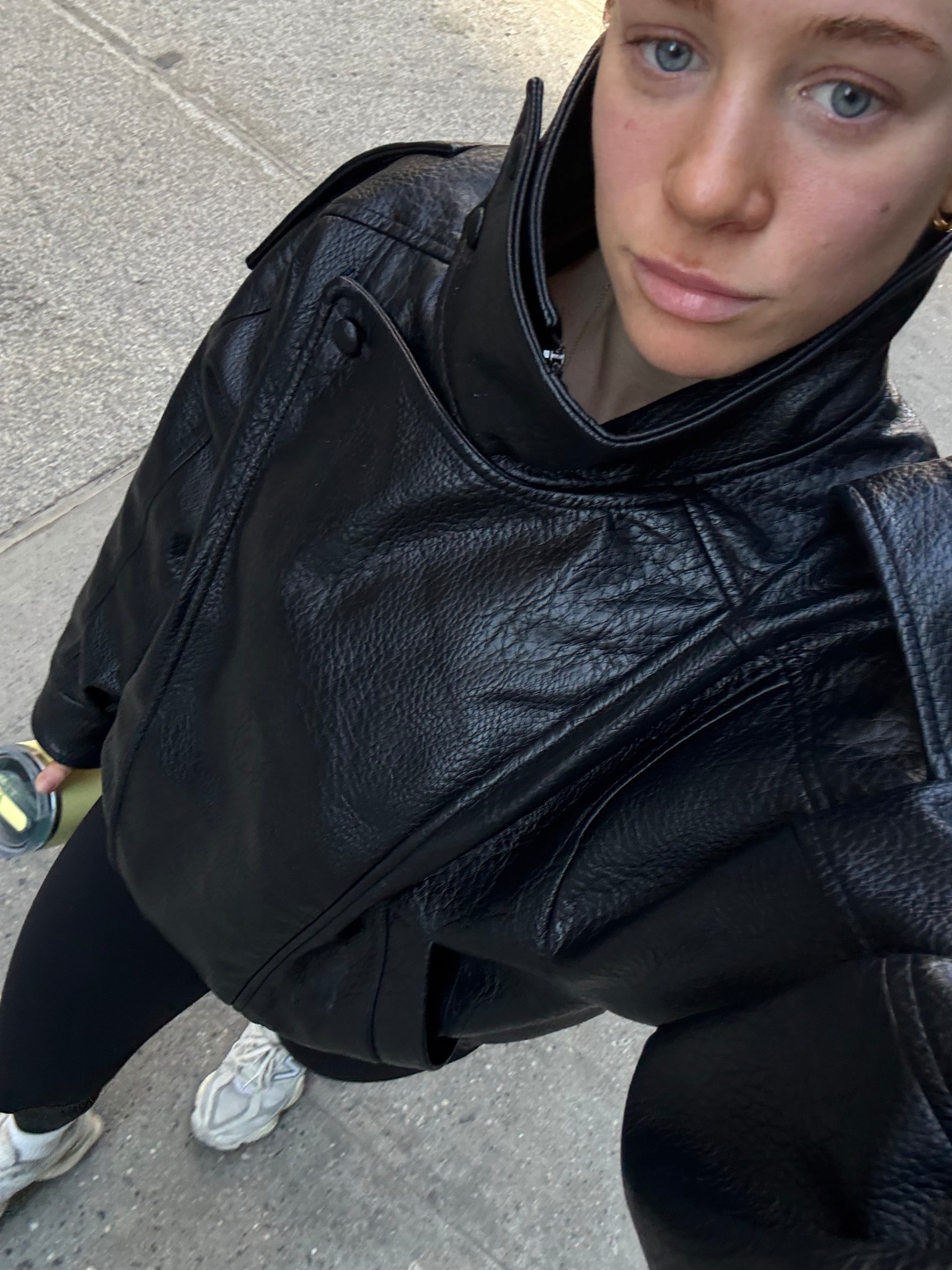 Zara leather jacket 

#LTKSpringSale #LTKdayinmylife #LTKootd