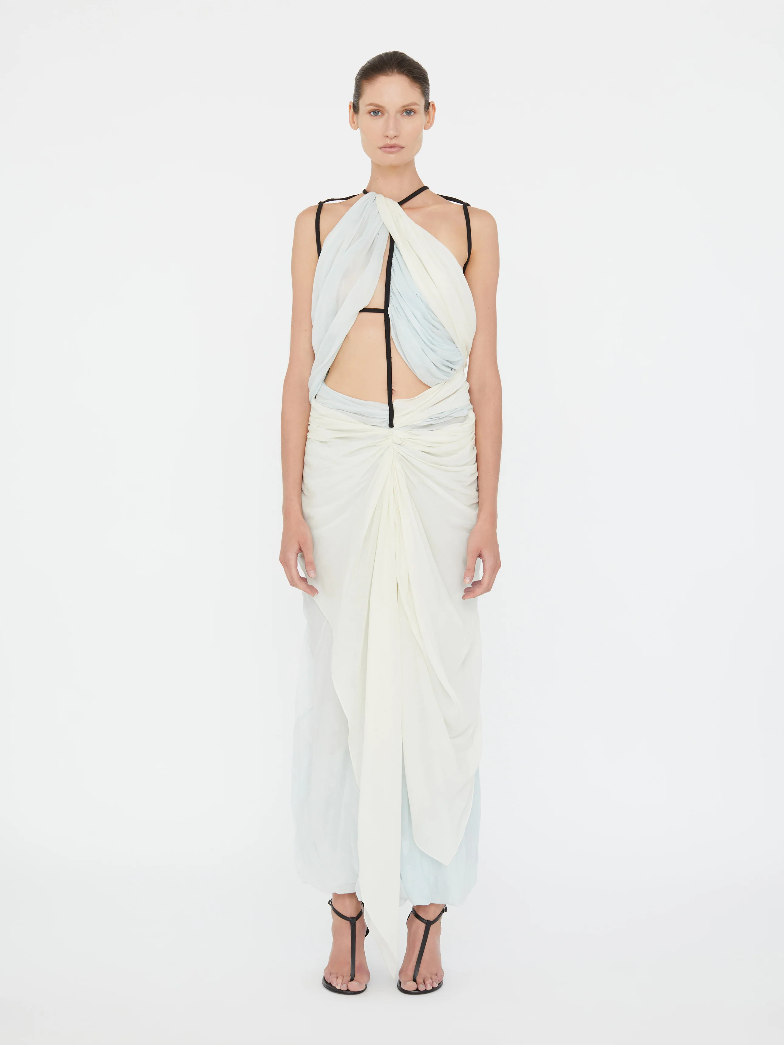 Christopher Esber | Latticed Lace Drape Torrent Dress | Christopher Esber (Global)