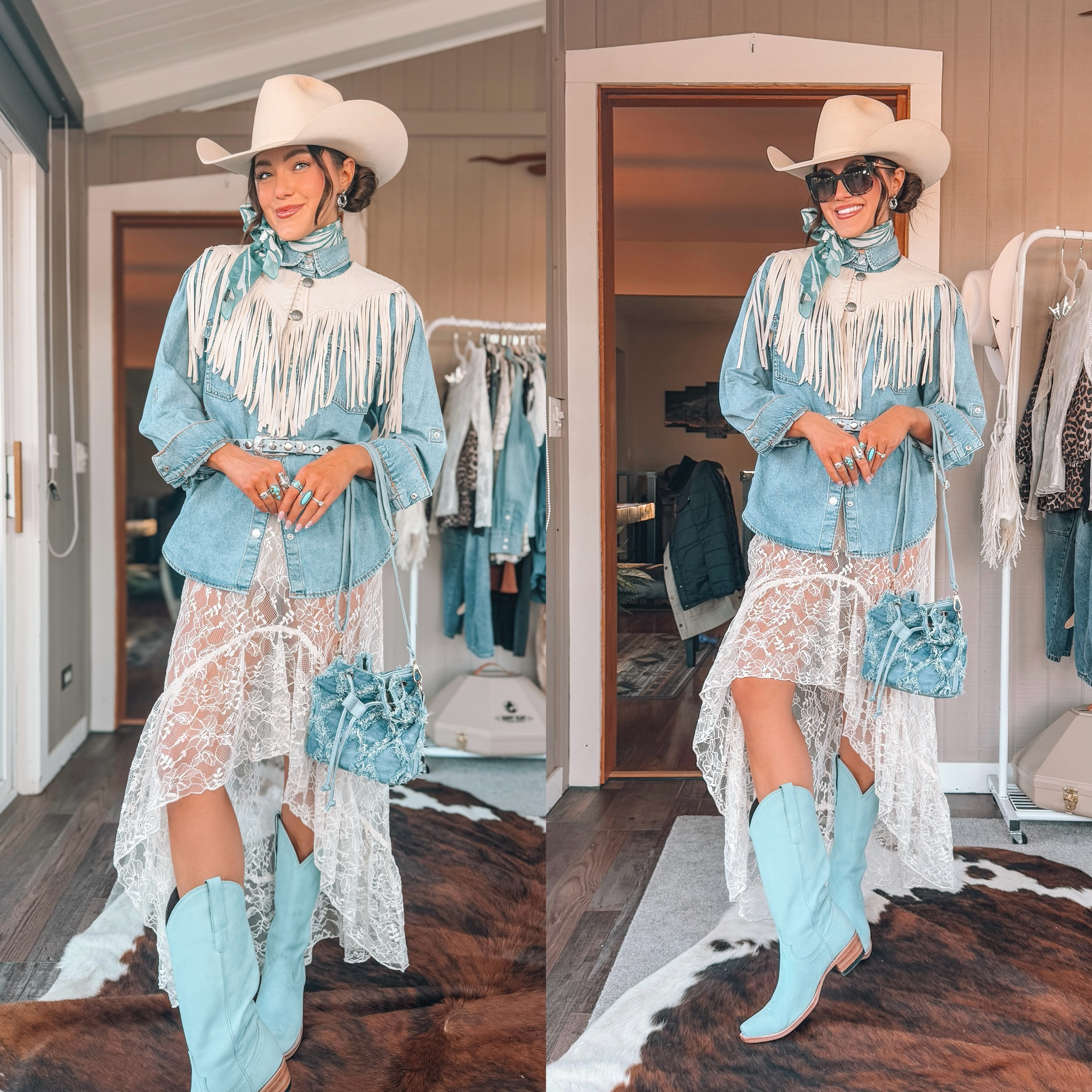 Fringe Collar: Double D Ranch “Sonora Collar”

Exact Scarf: Fringe Scarves 

Lane Boots: “TXCARA” for discount on their website! Boot is “Emma Jane” in Powder Blue! 

#westernfashion #amazon #amazonfind 

#LTKStyleTip #LTKSaleAlert #LTKWatchNow