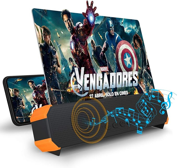 18" Screen Magnifier, 3D Magnifier Projector Screen, Foldable Phone Stand with Screen Amplifier ... | Amazon (US)