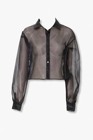 Sheer Organza Shirt | Forever 21 (US)