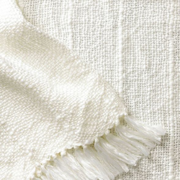 Chunky Stripe Fringe Throw Blanket - Hearth & Hand™ with Magnolia | Target
