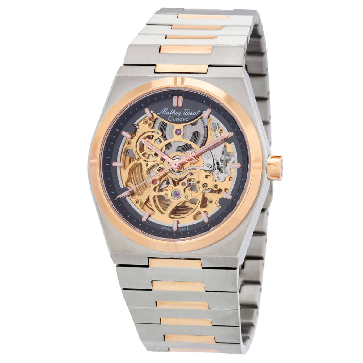 Mathey-Tissot Zeus Skeleton Automatic Grey Dial Mens Watch H118CFRS | Jomashop.com & JomaDeals.com