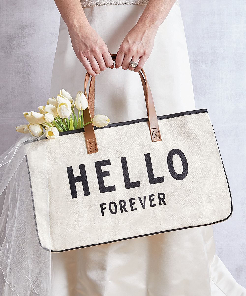 Santa Barbara Design Studio Totebags - Canvas Tote - Hello Forever | Zulily