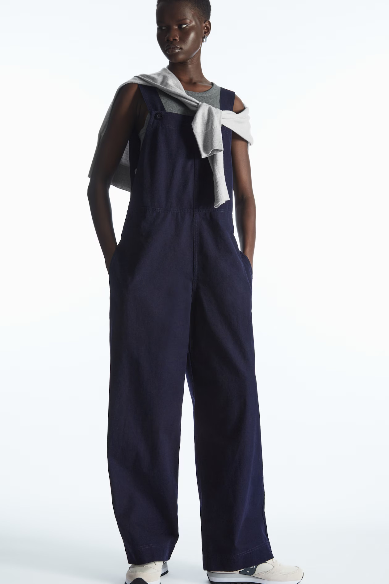 WRAP-BACK WIDE-LEG DUNGAREES | COS (AU)