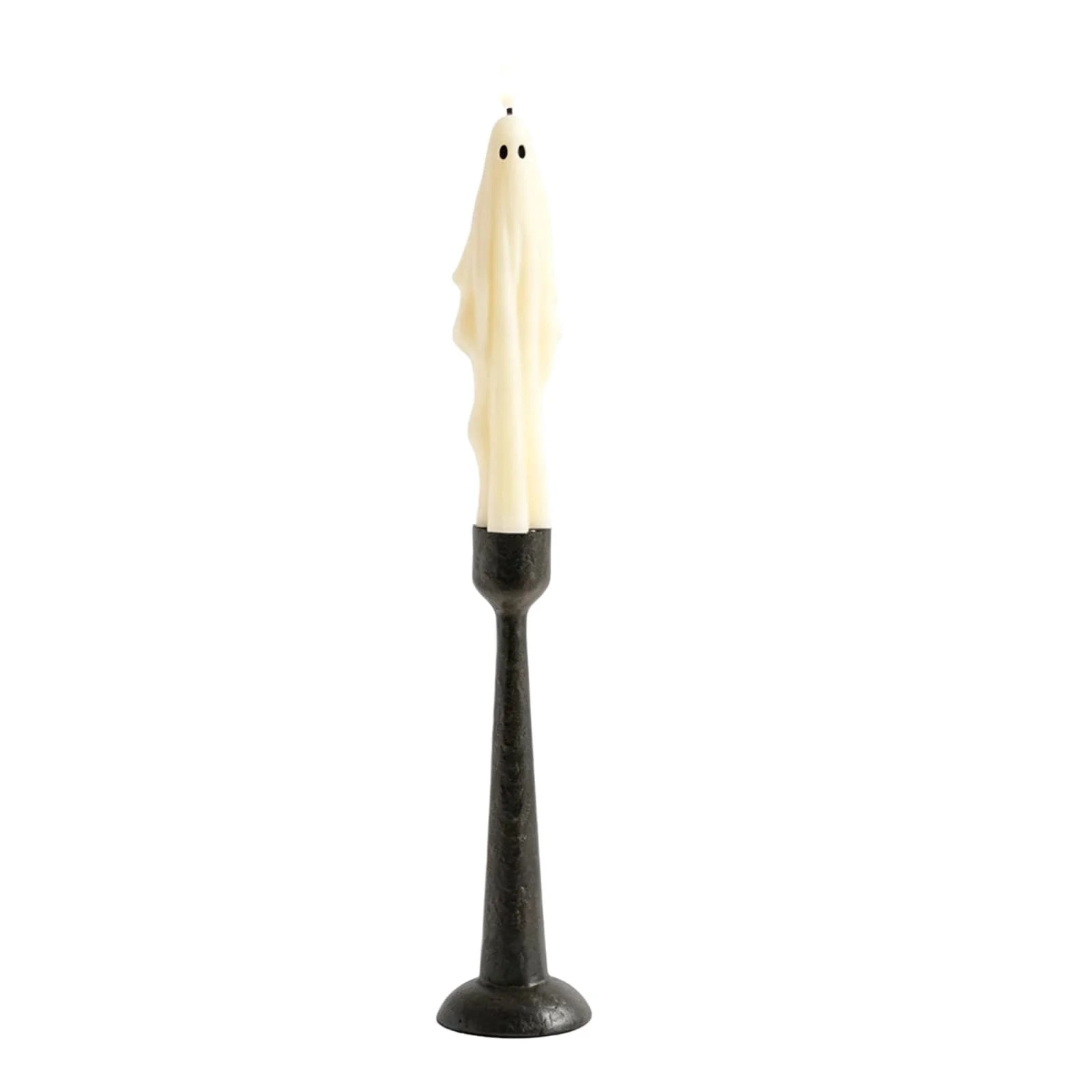 Black Ghost Candle Holder - Spooky Floating Phantom Taper Stand for Halloween Decor, Resin Table ... | Walmart (US)
