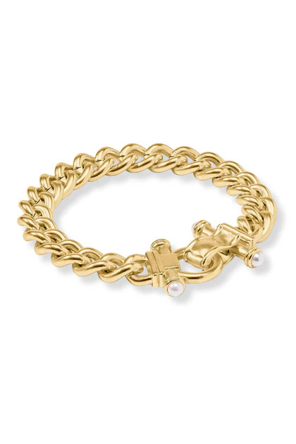 Julie Vos Dolce Gold Pearl Demi Link Bracelet | The Willow Tree