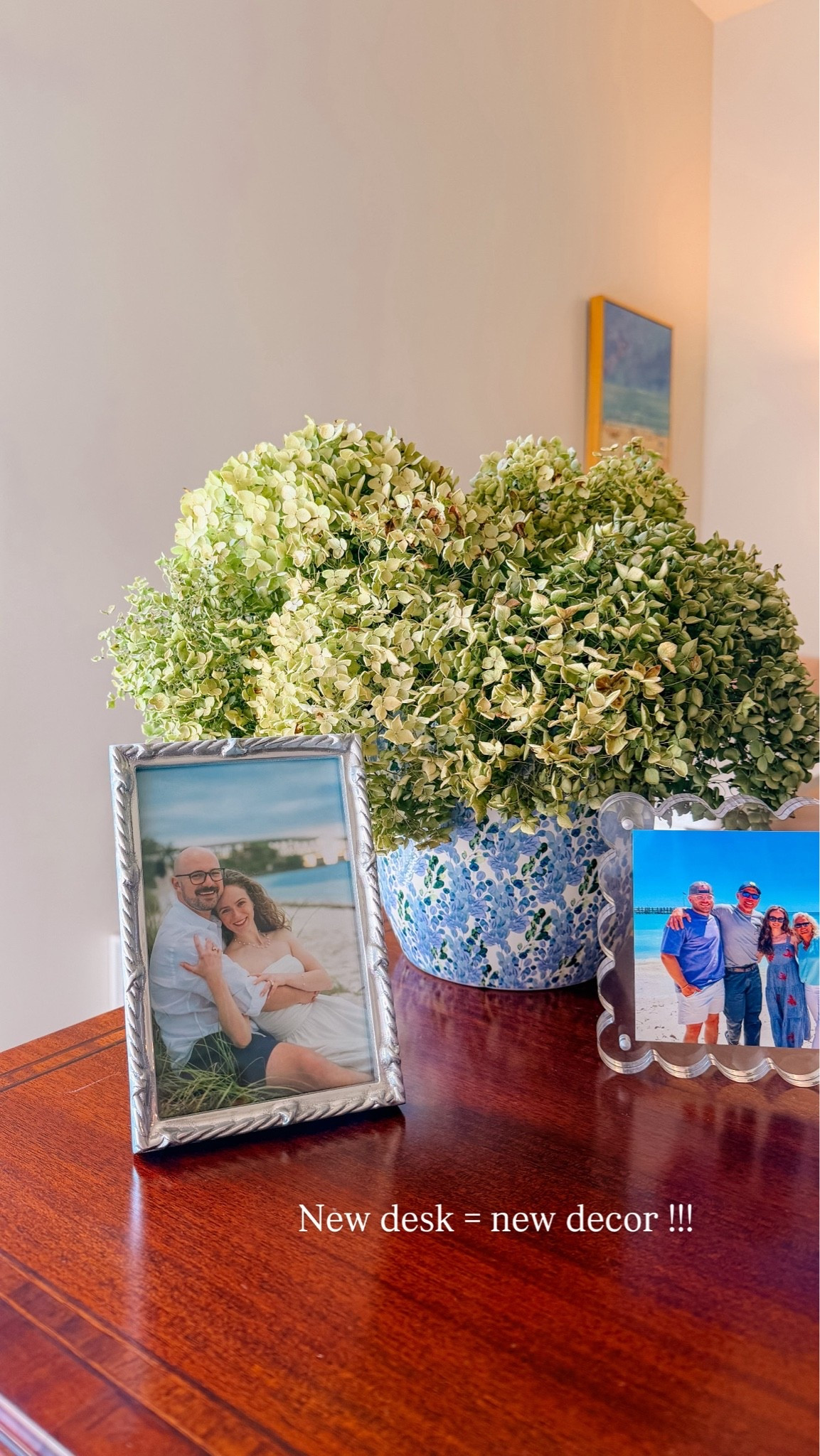 Facebook Marketplace strikes again - found myself a new desk!! I’ve been on the hunt for a solid wood desk for my new office, and the one I found is PERFECTION!! It also means I get to refresh my desktop decor a bit - and this little corner is my start!

#LTKHome