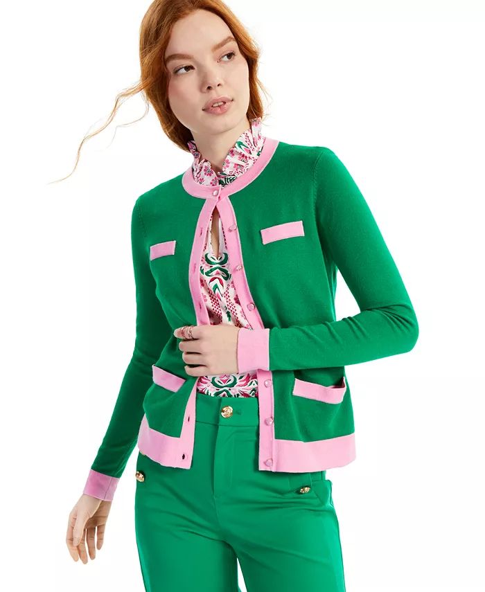 Colorblocked Cardigan, Created for Macy's | Macys (US)