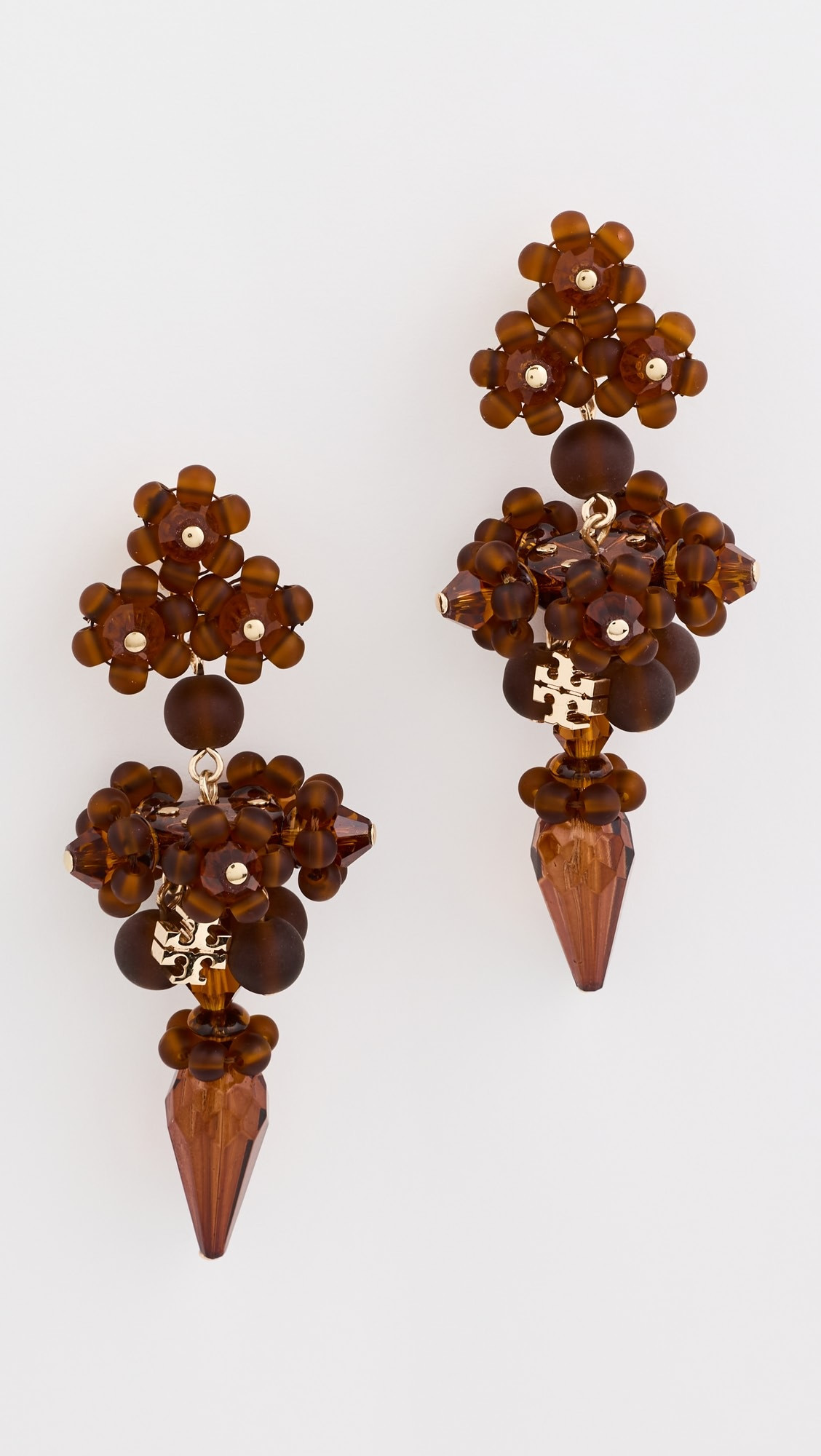 Tory Burch Curiosity Beaded Linear Earrings | Shopbop | Shopbop