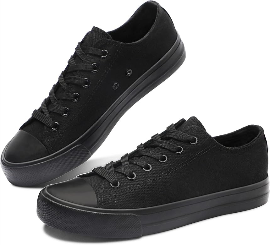 Obtaom Women’s Canvas Shoes Low Top Fashion Sneakers Slip on Walking Shoe | Amazon (CA)