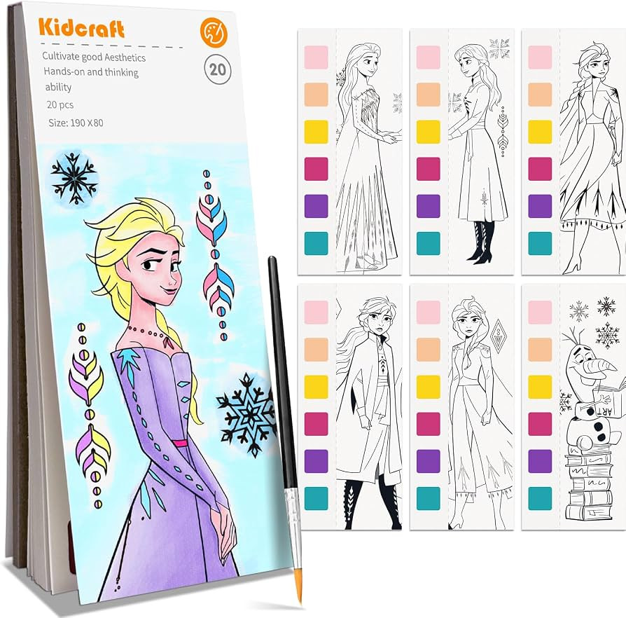 Paint with Water Coloring Books for Kids, Pocket Mess Free Watercolor Painting Kit, Water Color P... | Amazon (US)