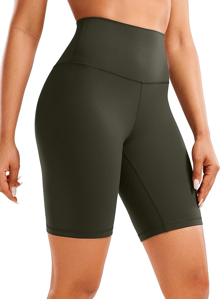 CRZ YOGA Womens Butterluxe Biker Shorts 8 Inches - High Waisted Workout Running Volleyball Spande... | Amazon (US)
