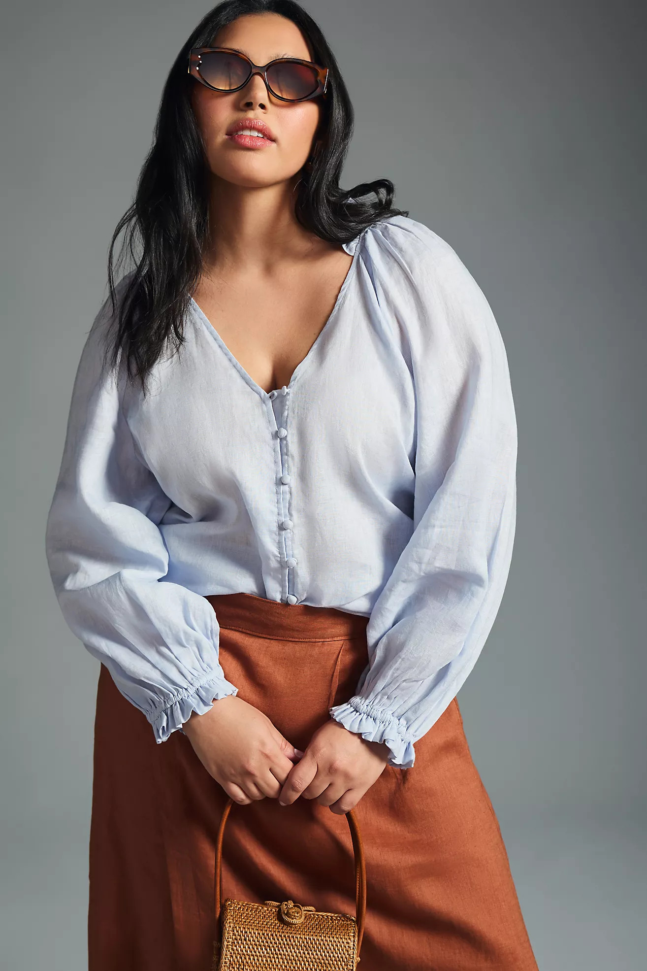 Maeve Linen Blouse | Anthropologie (US)
