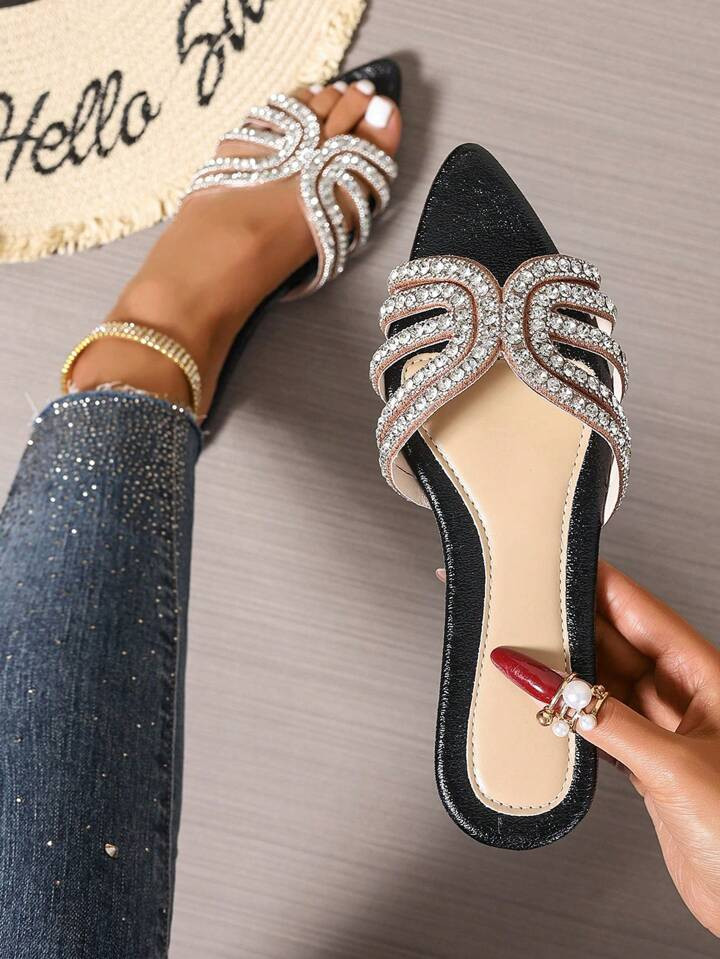 Spring/Summer New H Shaped Sliders, Net Celebrity Fashion Casual Slip-On Slip-On Slippers, Roman ... | SHEIN