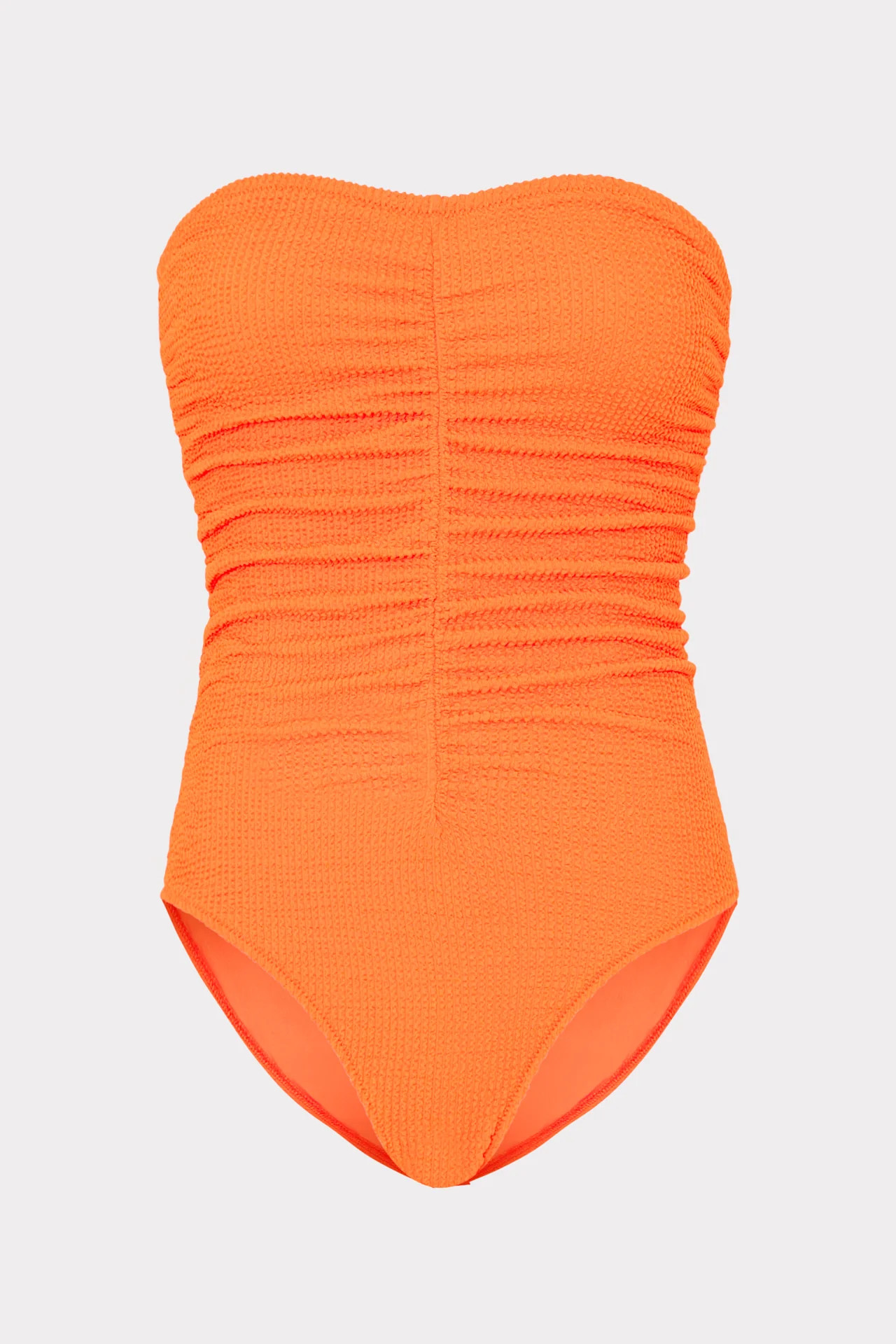 Textured Ruched One Piece | MILLY