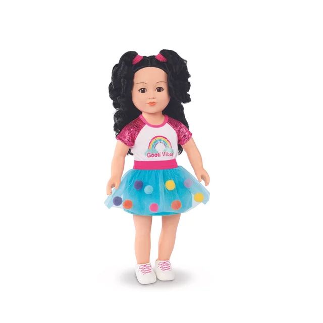 My Life As Quinn Posable 18 inch Doll, Black Hair, Brown Eyes | Walmart (US)
