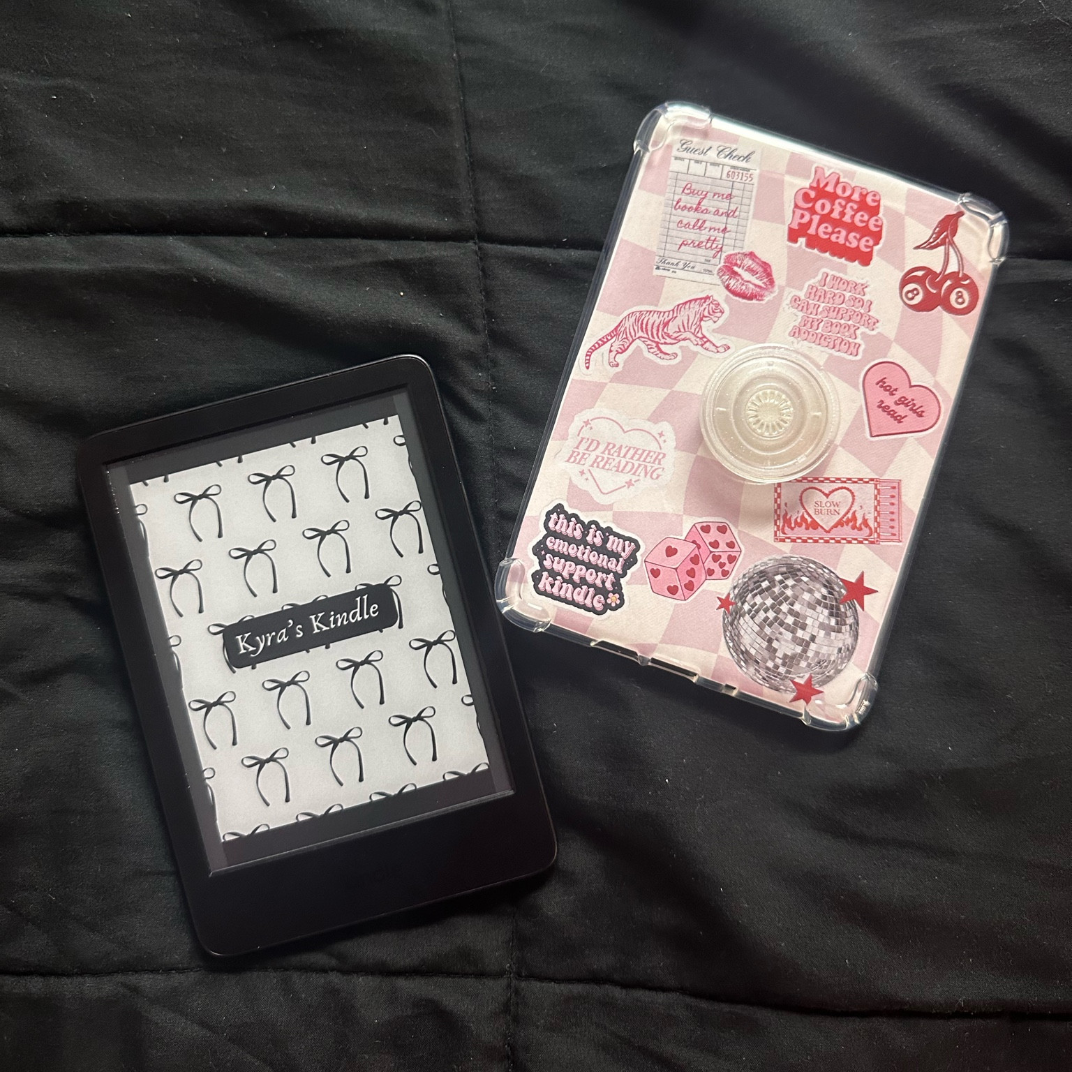 Decorate my kindle with me 🩷⚡️📖  #kindle 

#LTKFindsUnder50 #LTKOver40 #LTKFindsUnder100