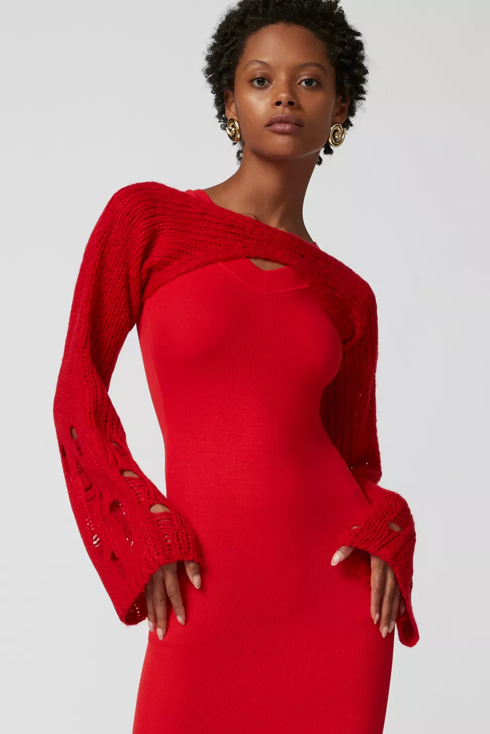 UO Distressed Shrug Sweater | Urban Outfitters (US and RoW)