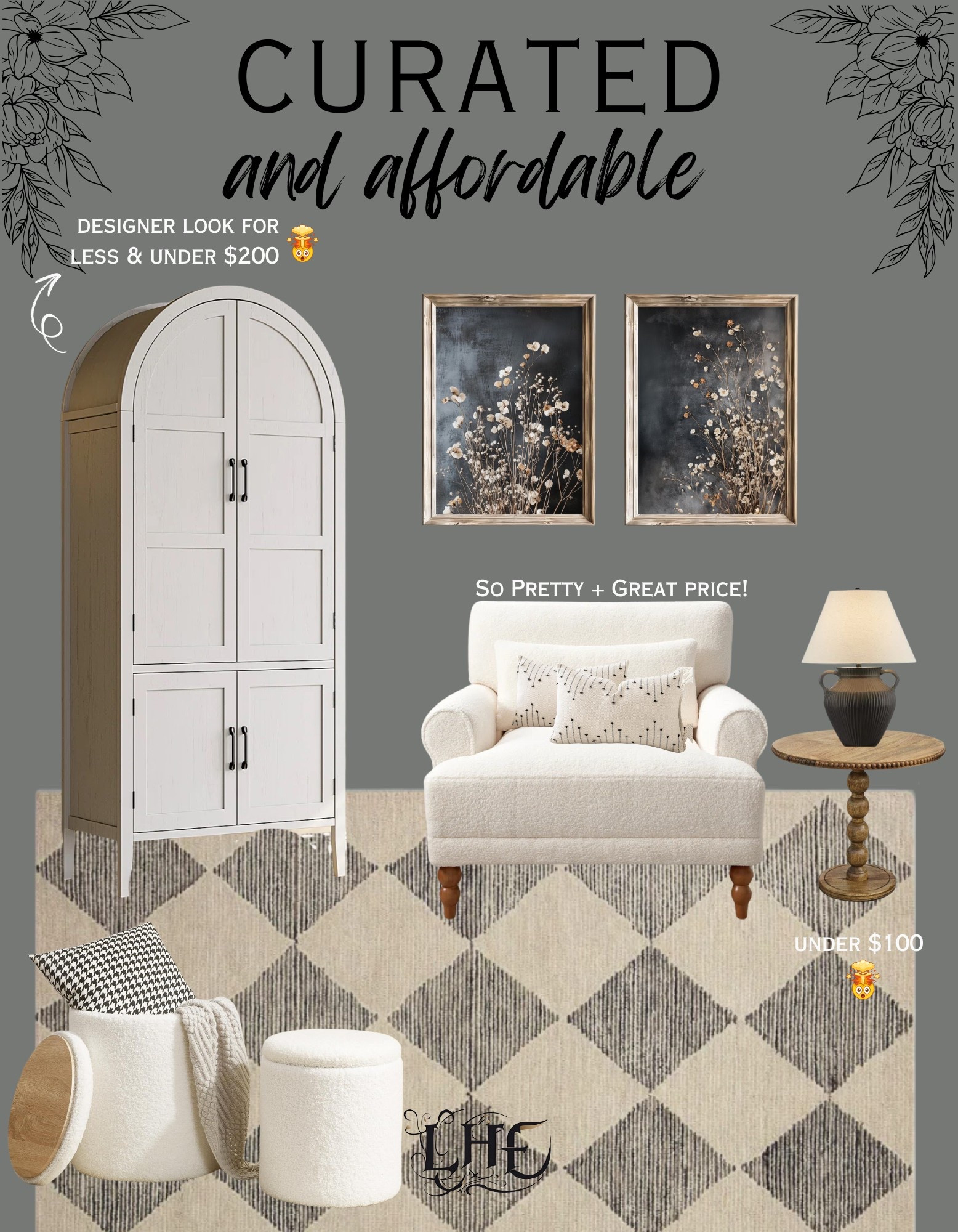 I’m loving this look! Even more I’m loving the prices! So affordable and these pieces look so high end! 👌 I want it allll! 😻shop by clicking the thumbnails below 👇… living room, sitting room, affordable furniture, affordable living room, modern farmhouse living room, living room decor, living room furniture, living room cabinet, living room rug, affordable home decor, table lamp, accent chairs, accent chair, accent chairs living room, chairs living room, cozy living room, neutral rug, neutral living room, cabinet, arched cabinet, cabinet storage, storage ottoman, accent table, pedestal table, accent cabinet, moody wall art, wall decor, wall art

#LTKHome #LTKSaleAlert #LTKStyleTip