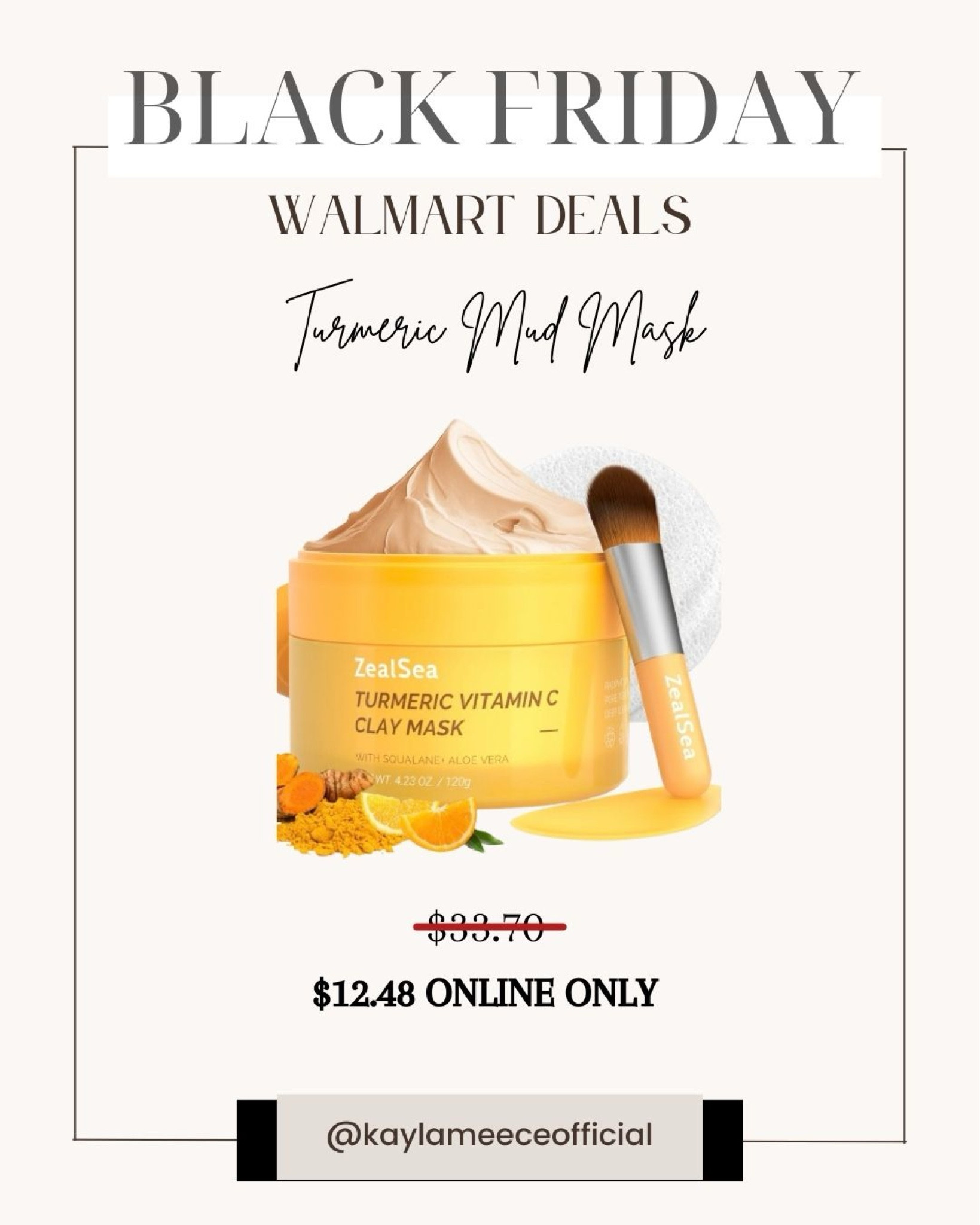 Turmeric Mud Mask - Walmart Black Friday Deals 

#giftguide #giftguideforher #walmart #walmartdeals #bestblackfridaydeals #holidayshopping #giftideas #fungiftideas #womensperfume #marcjacobsoerfume #marcjacobsdaisy #perfumesale #giftsforher #giftsformom #giftsforsister #giftsforfriend #whiteelephantgifts #coworkergifts #selfcare #selfcaregifts #homebodygifts #turmericmudmadk #facemasks #giftsforhim 

#LTKGiftGuide #LTKSaleAlert #LTKCyberWeek