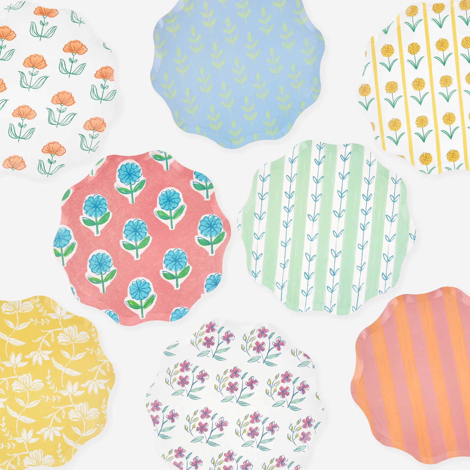 Flora Paper Side Plates | Meri Meri