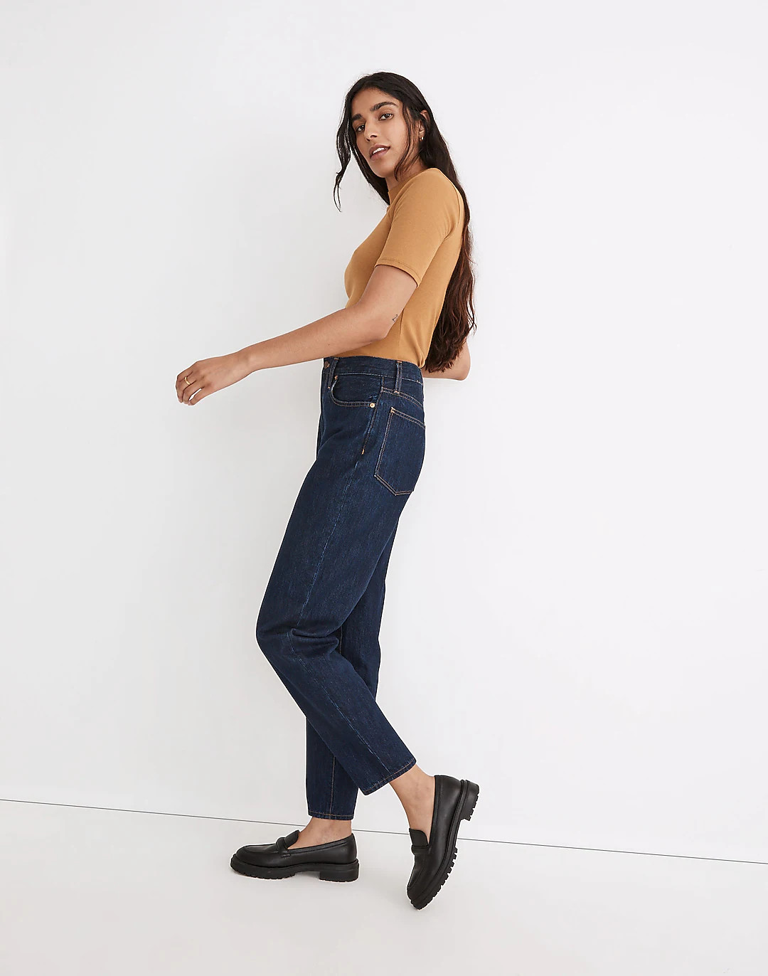 Baggy Tapered Jeans in Dressler Wash | Madewell
